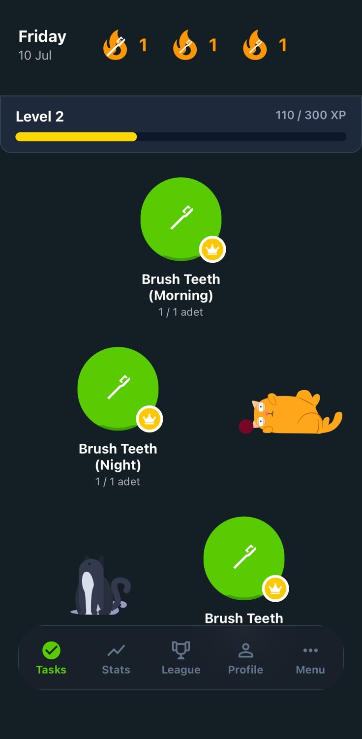 Streak Screen